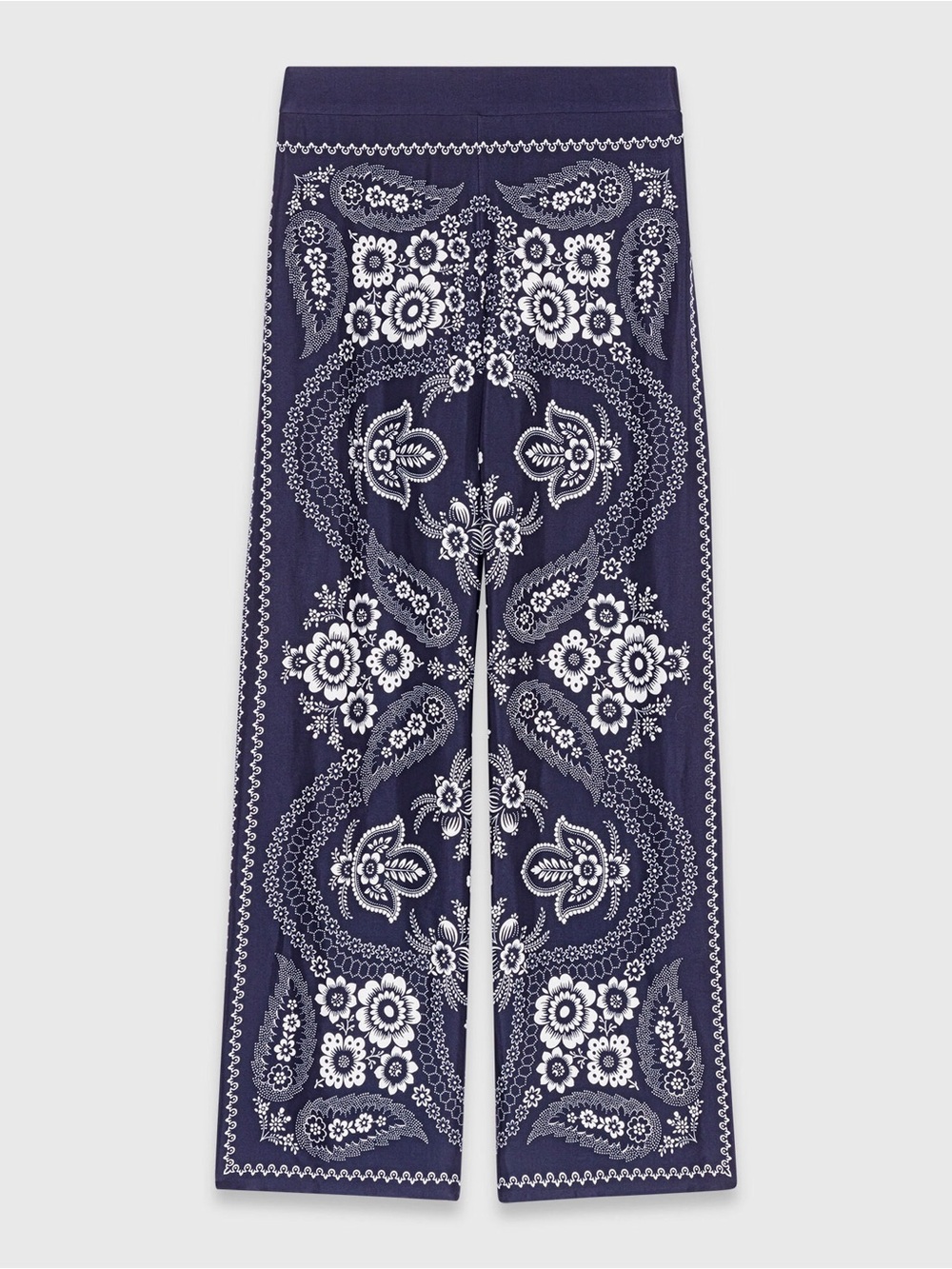 Maje Flowing Bandana Print Pants - Picture 2 of 6
